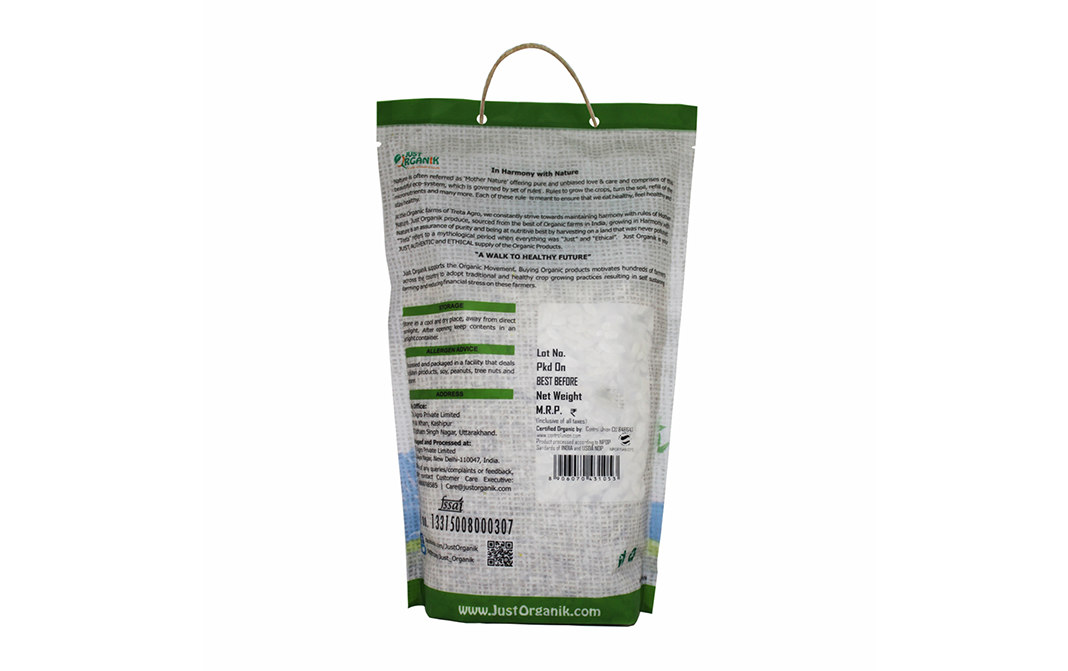Just Organik Rice Basmati-    Pack  1 kilogram
